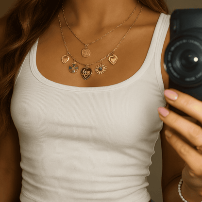 Collier à charms personnalisable